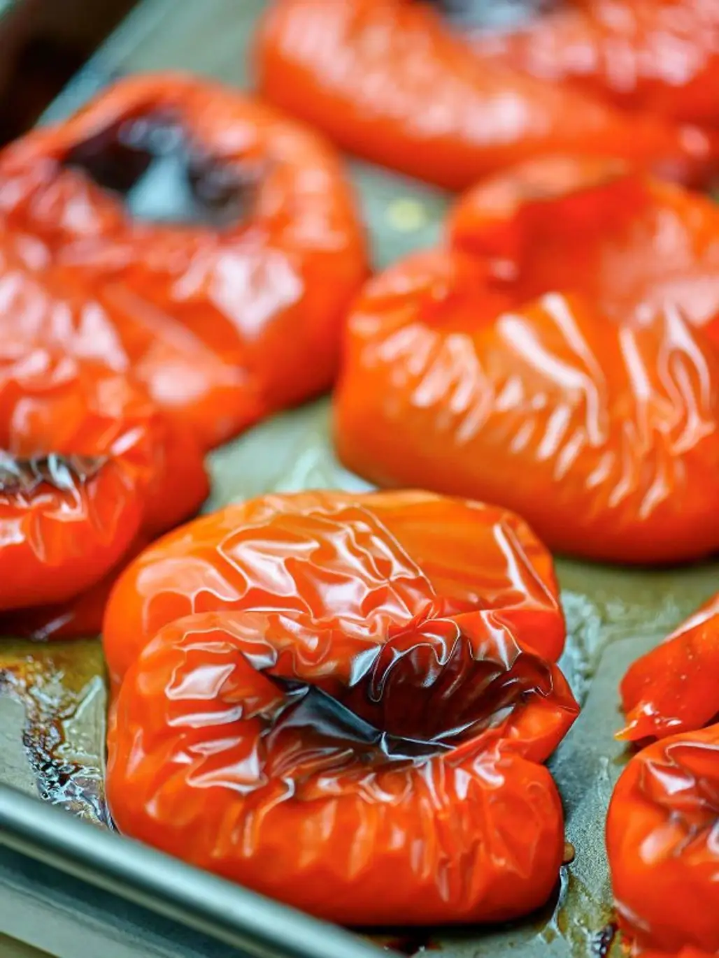 Sweet Red Peppers (Cooked)