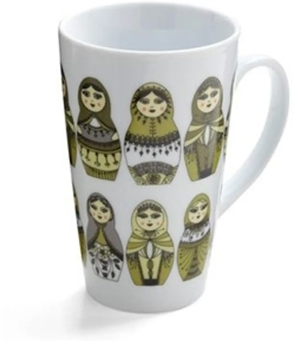 Vintage Nesting Doll Cup