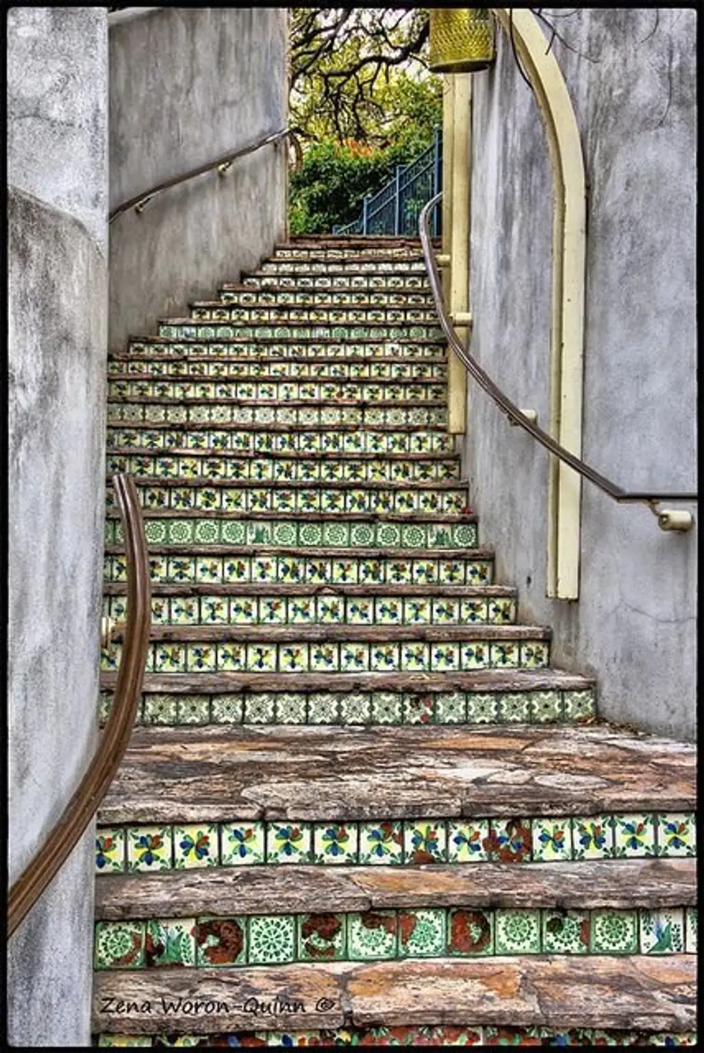Tiled Stairway