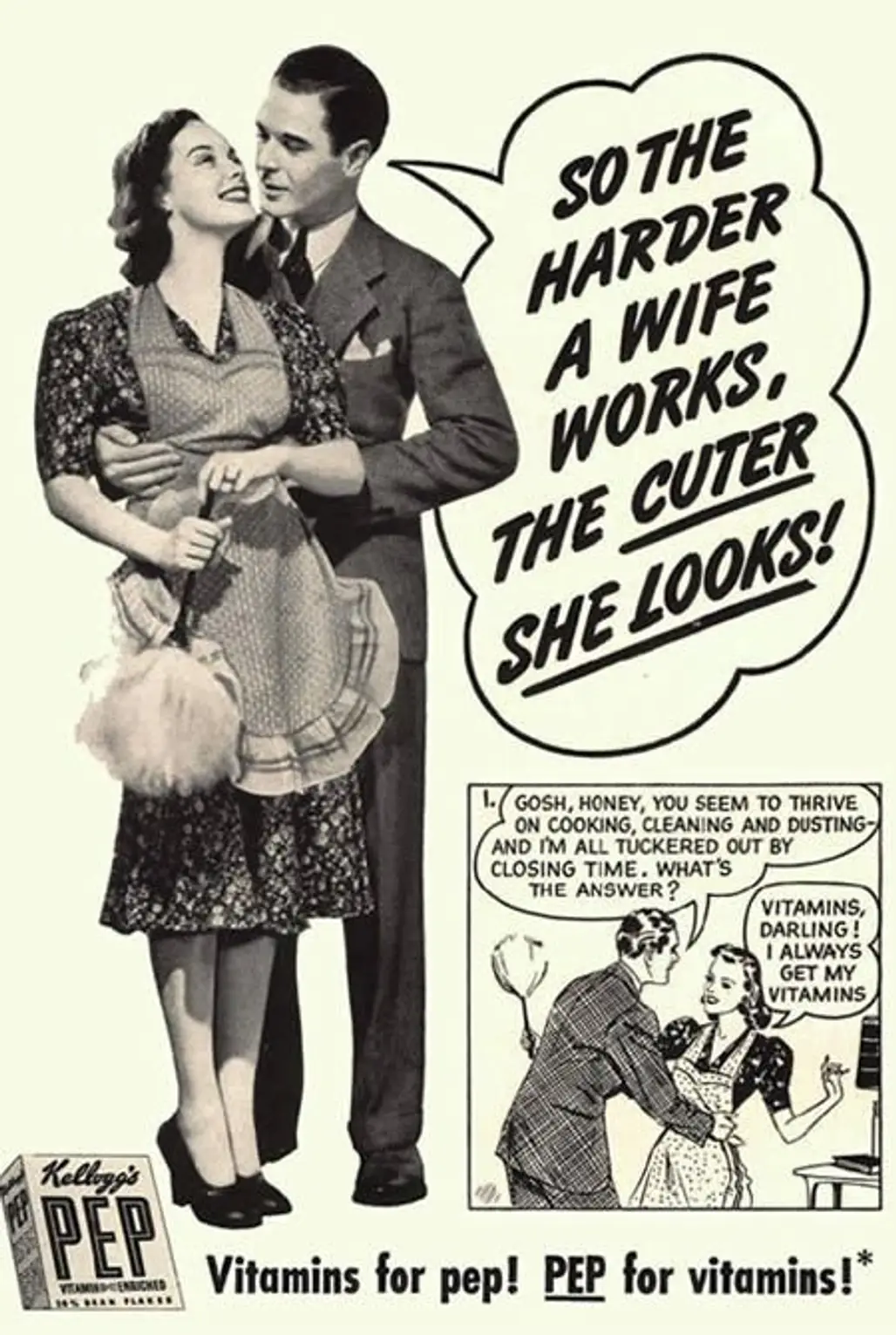 Take Your Vitamins...so You Can Work Harder for Your Husband?!