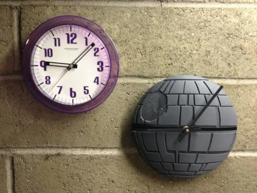 Death Star Wall Clock