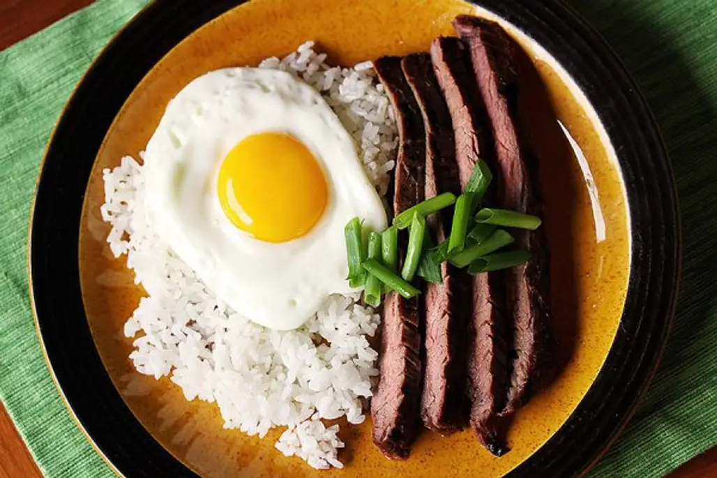 Spicy Thai-style Steak and Eggs
