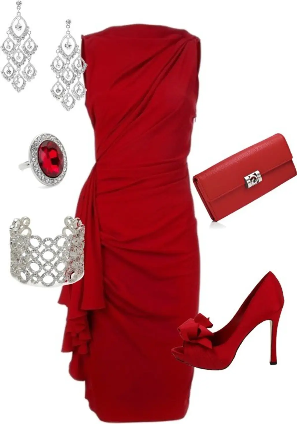 red,clothing,dress,sleeve,maroon,