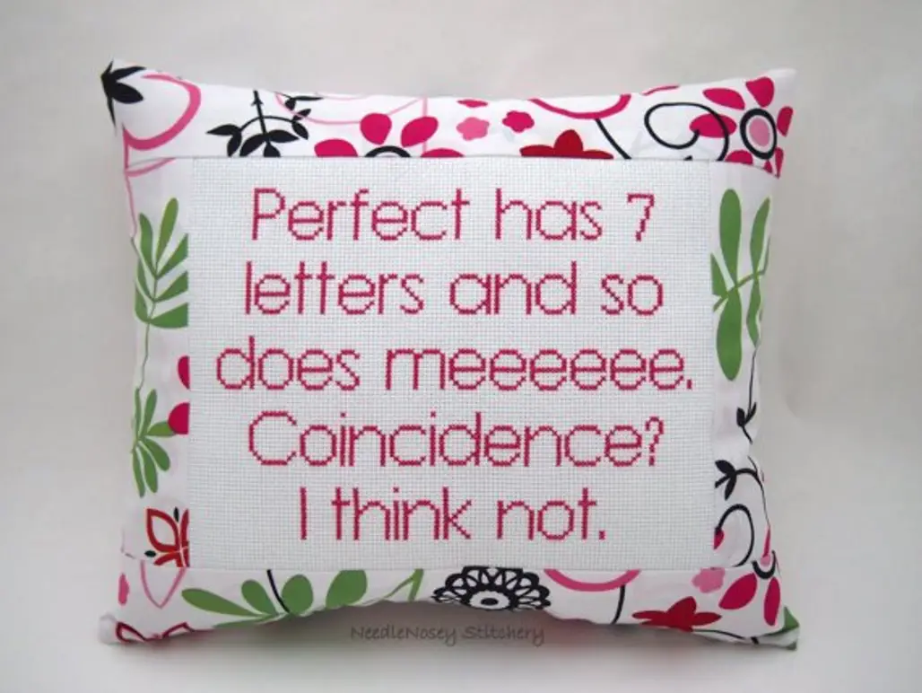 Perfect Quote Throw Pillow