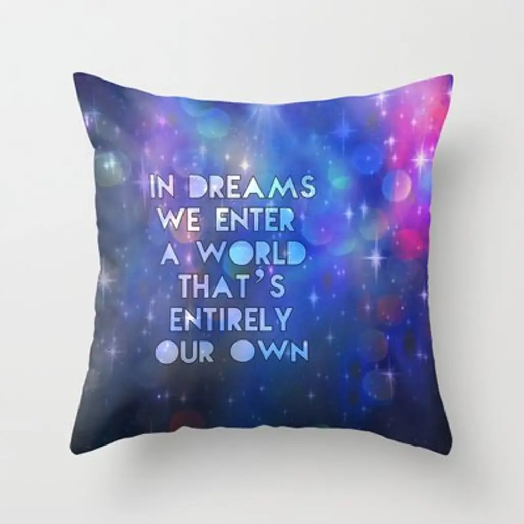 In Dreams Throw Pillow