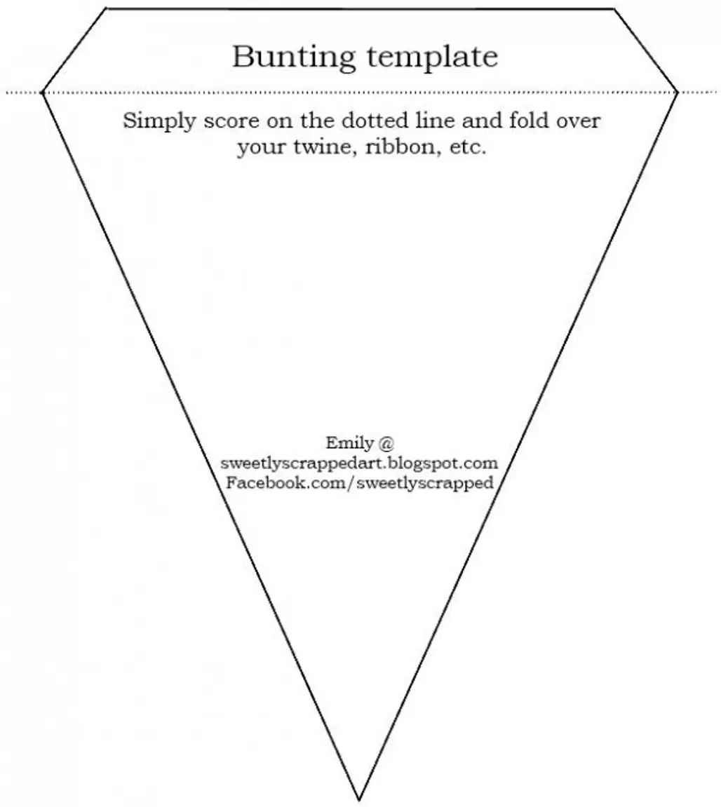 Bunting Template