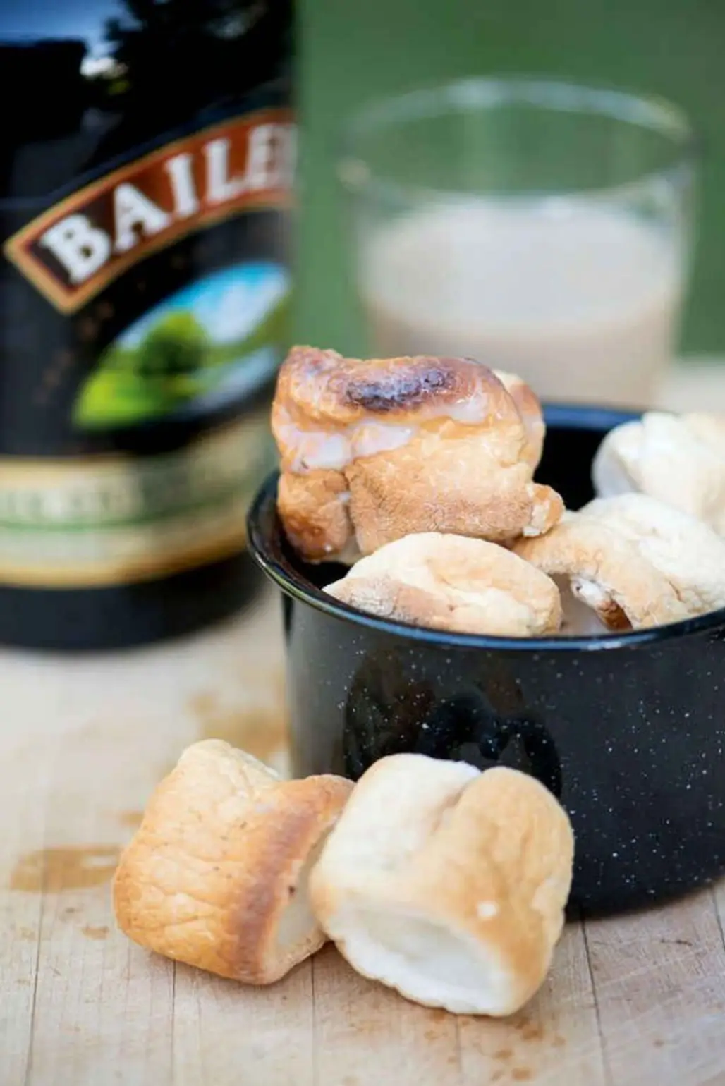 Bailey’s Dipped Toasted Marshmallows