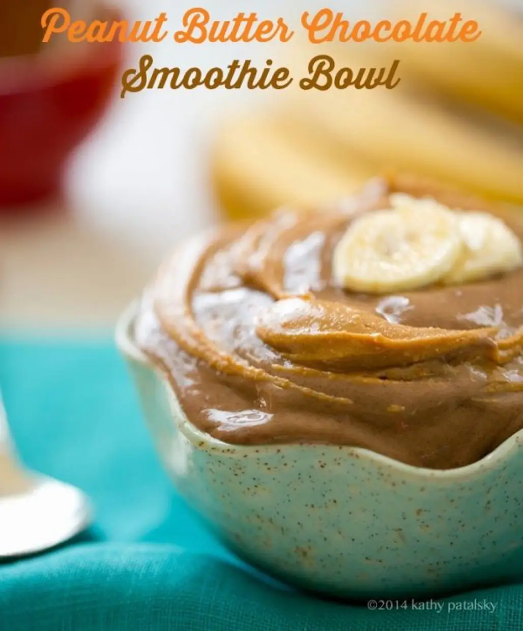 Peanut Butter Banana Chocolate Smoothie Bowl