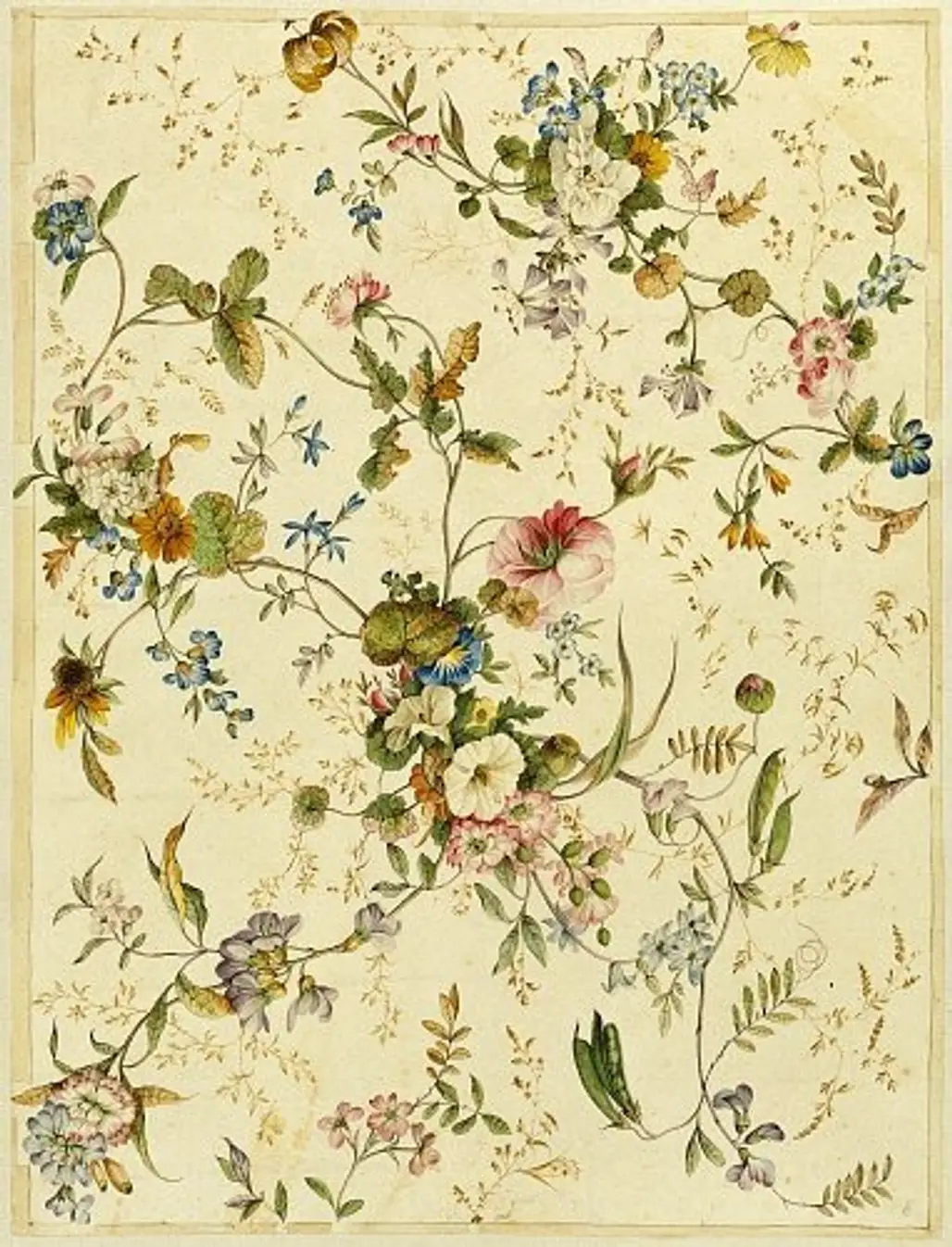 Late 18th Century Chintz by William Kilburn