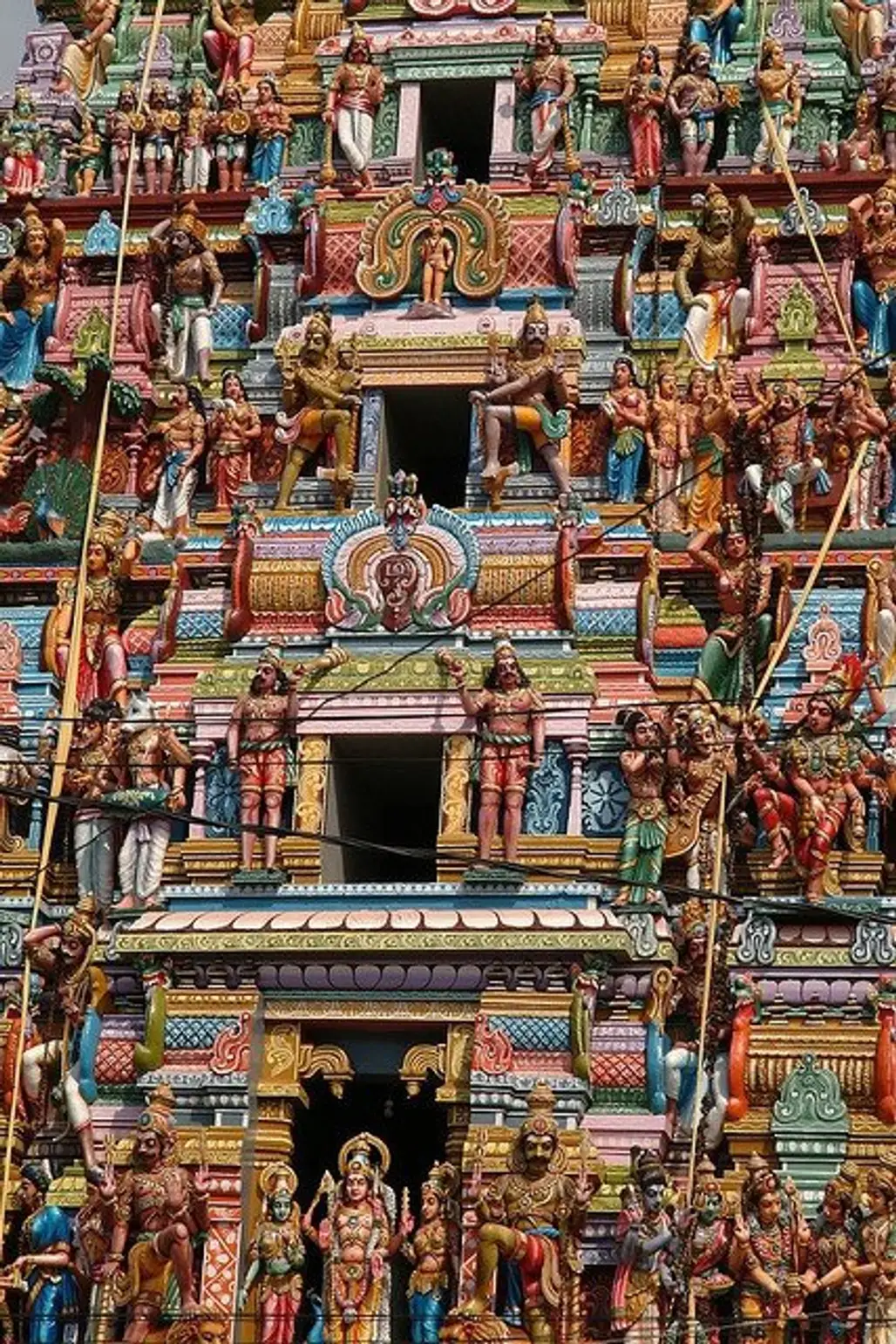 View the Artistry of a Hindu Temple