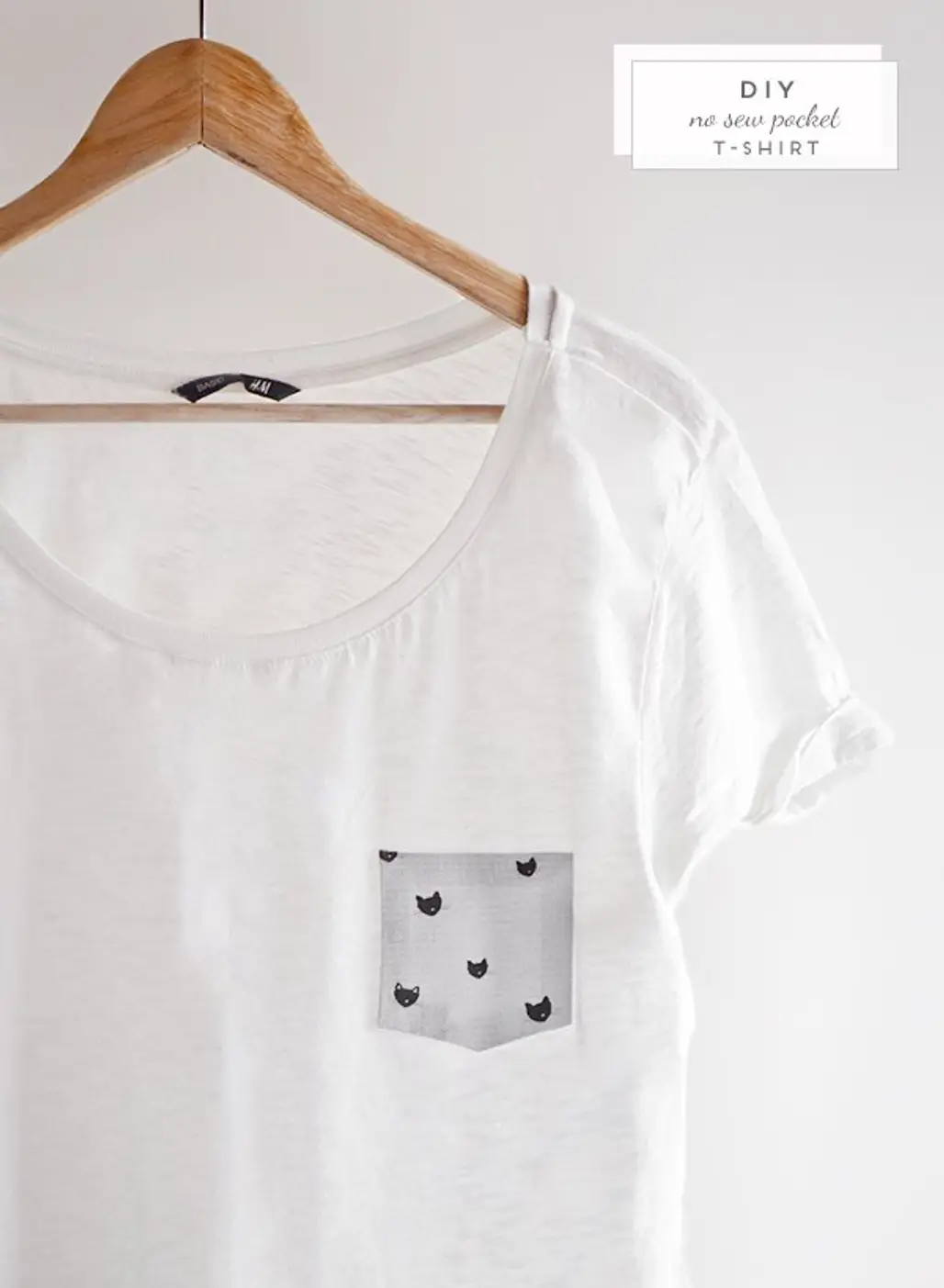 Add a Cute Pocket to Your Tee