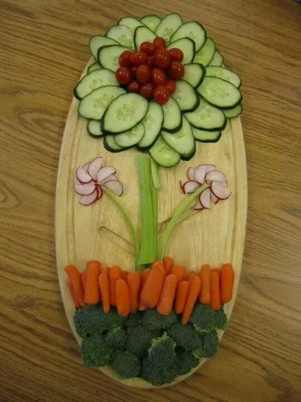 green,food,carving,cake,flower,