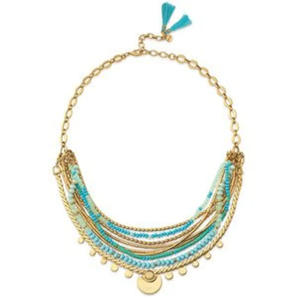 Stella and Dot Isa Disk Necklace