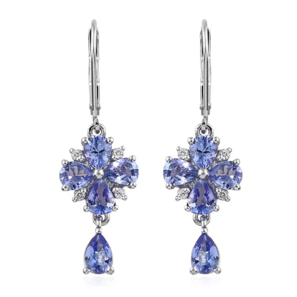 Earrings, Jewellery, Body jewelry, Fashion accessory, Cobalt blue,