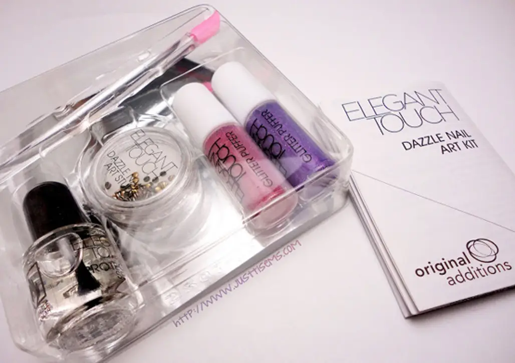 Elegant Touch Nail Art Glitter & Stud Kit