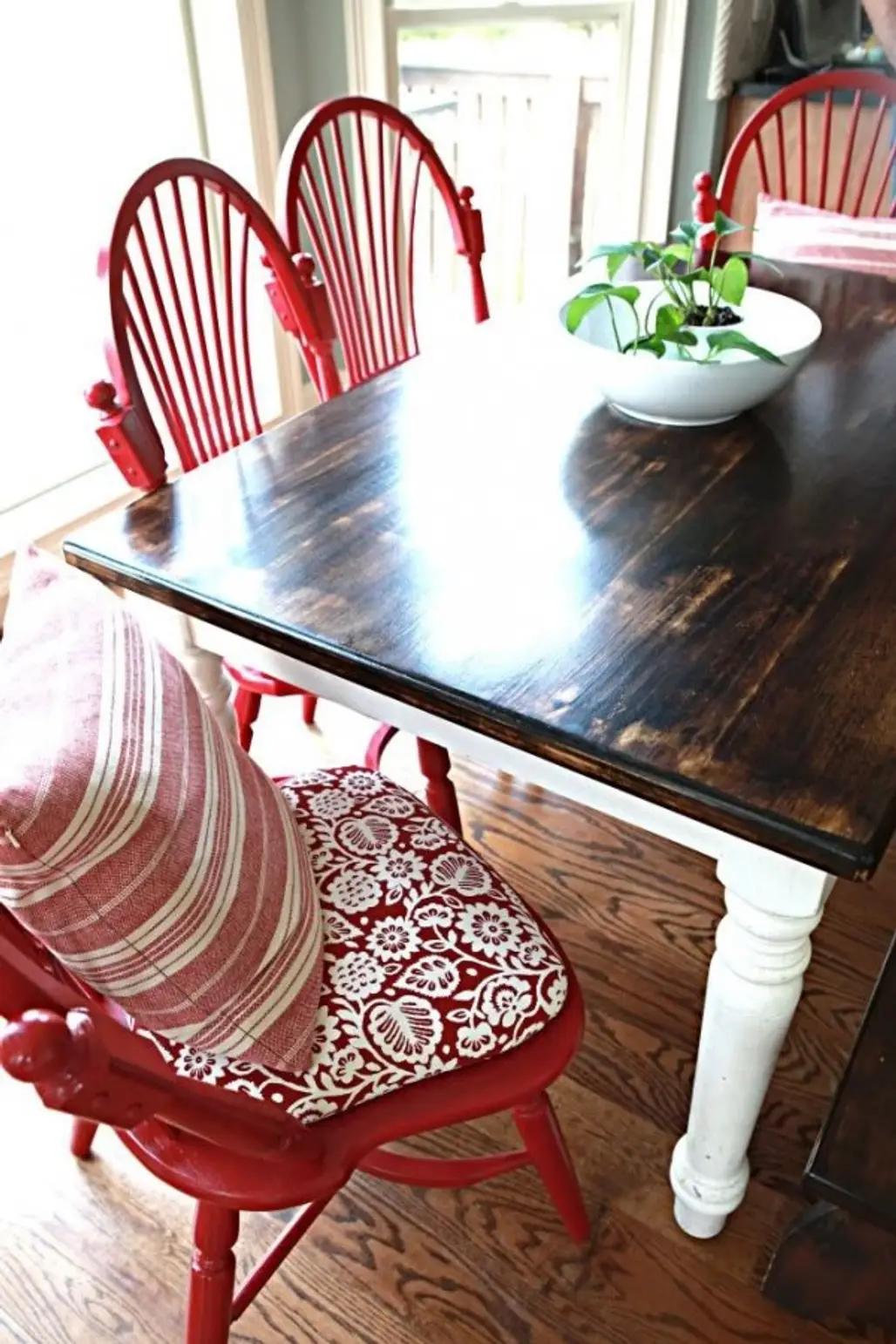 table,red,furniture,room,dining room,