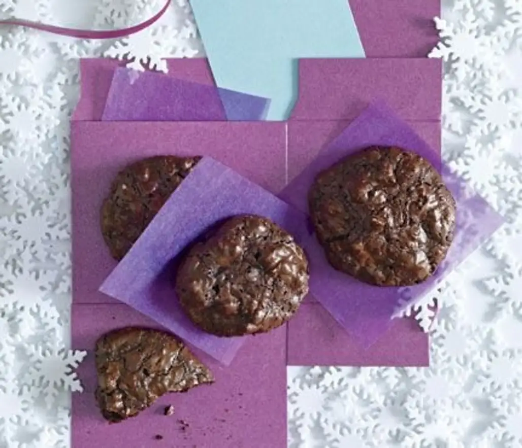 Flourless Chocolate Walnut Cookies