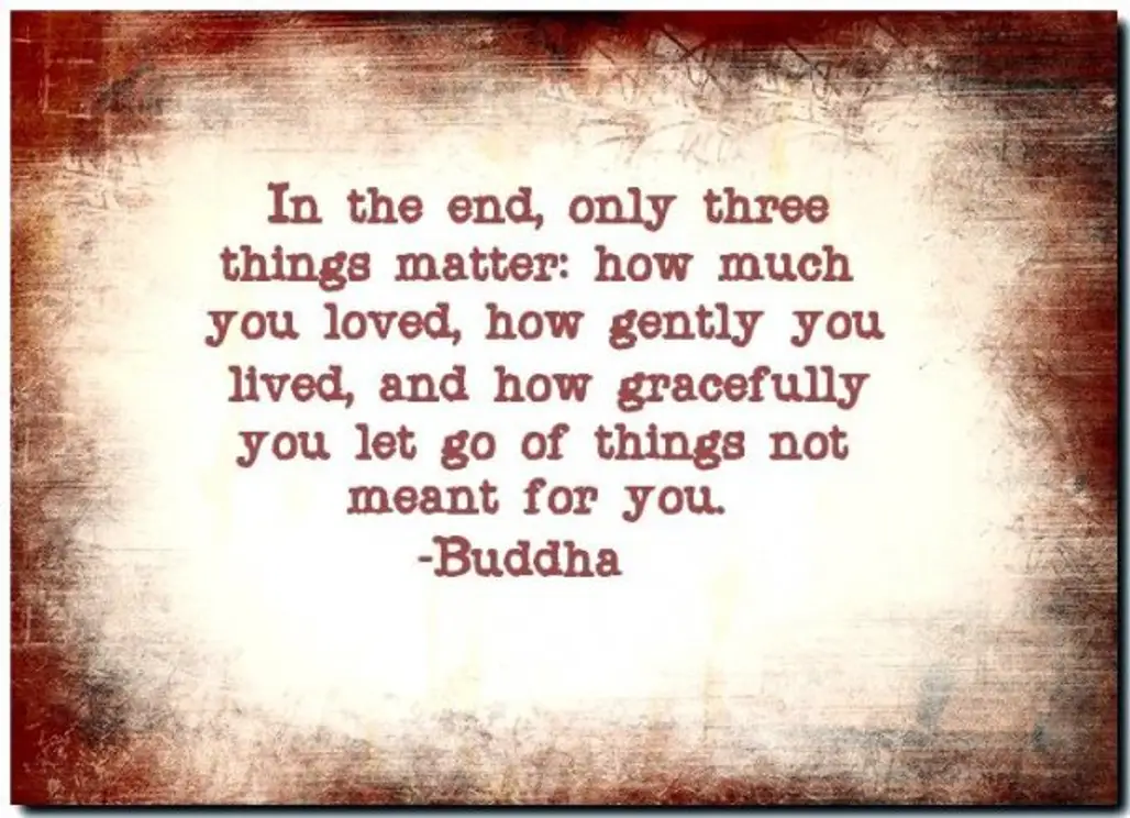 Only Three Things Matter in Life