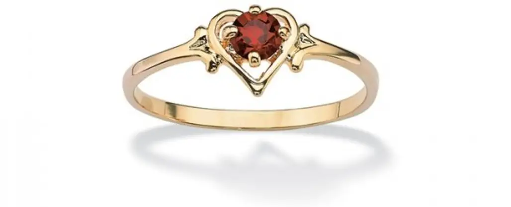Lovely Gold and Red Ring