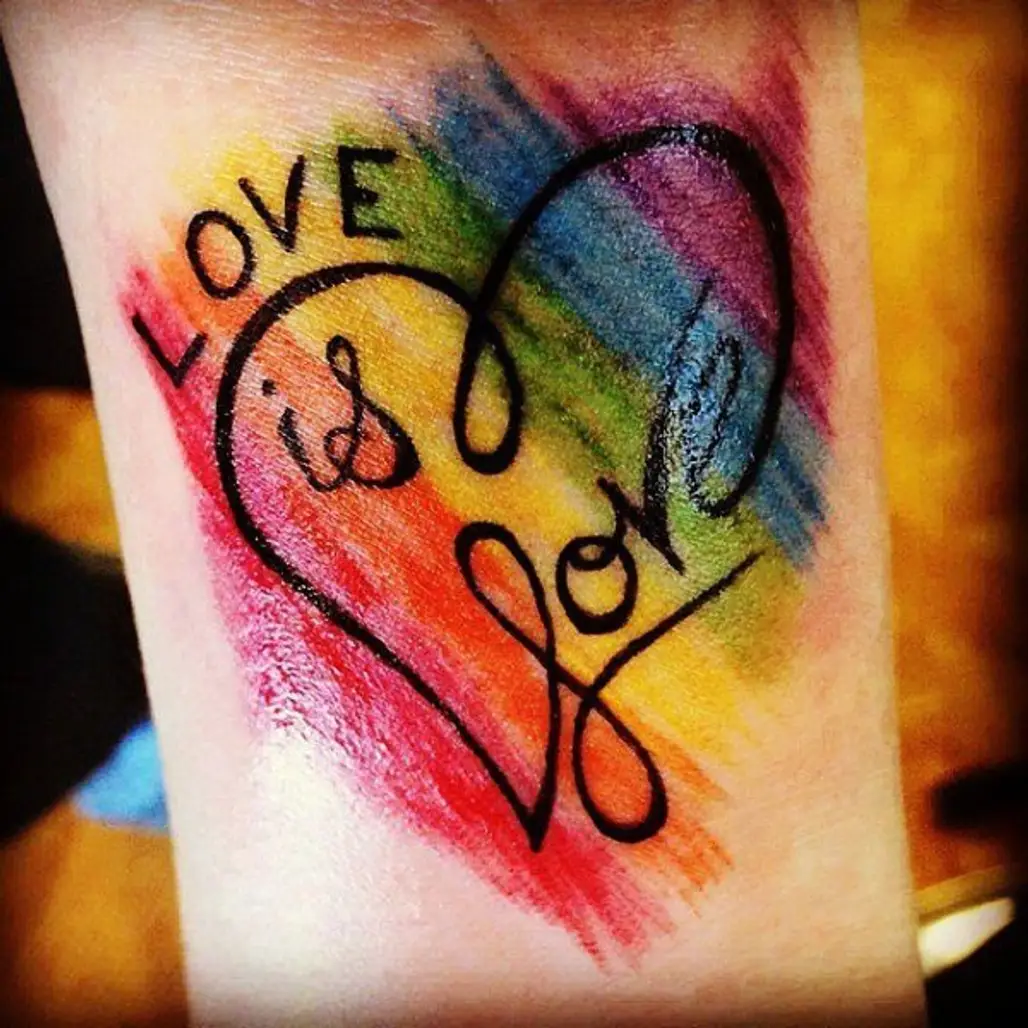 23 Rainbow Tattoo Design Examples for Pride Month and Beyond | Rainbow  tattoos, Tattoos, Tattoo designs
