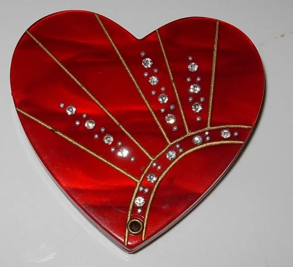 Red Jeweled Heart
