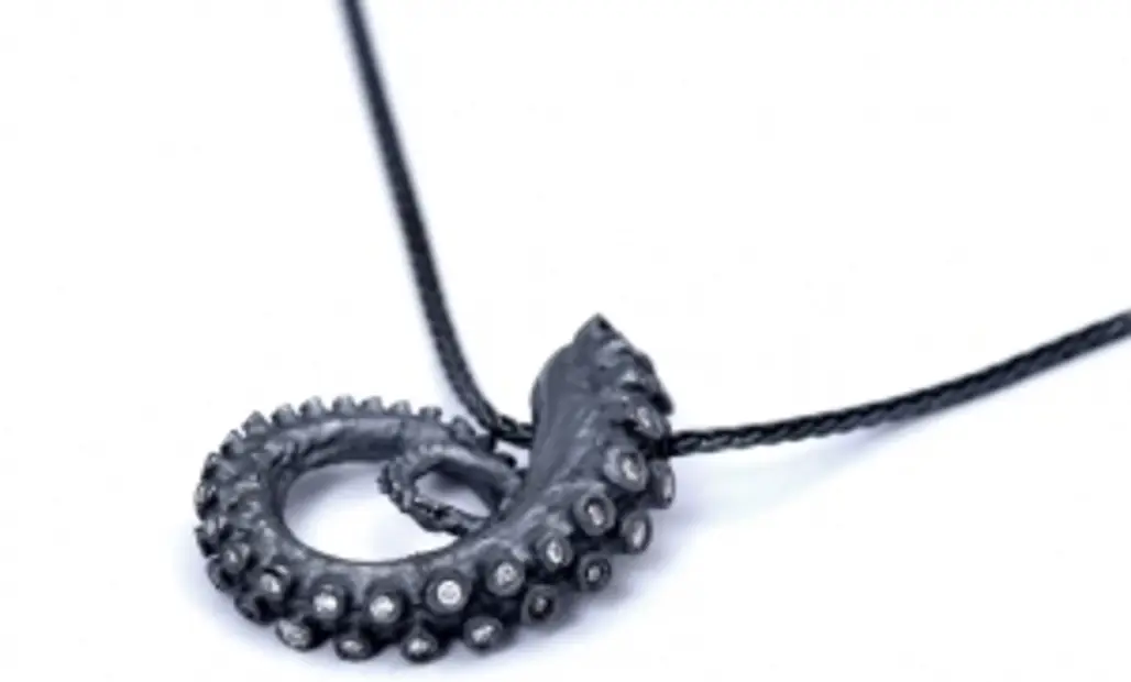 Peggy Skemp Tentacle Necklace with Colorless Diamonds