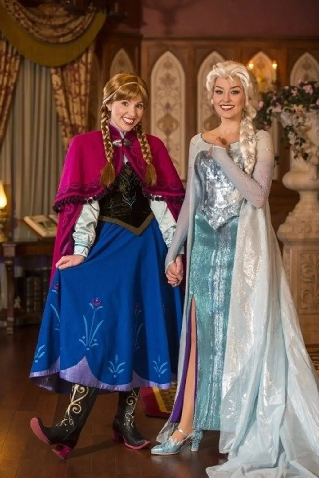 Queen Elsa and Princess Anna