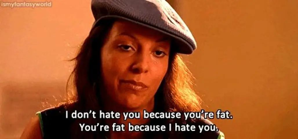 You're Fat, Because I Hate You