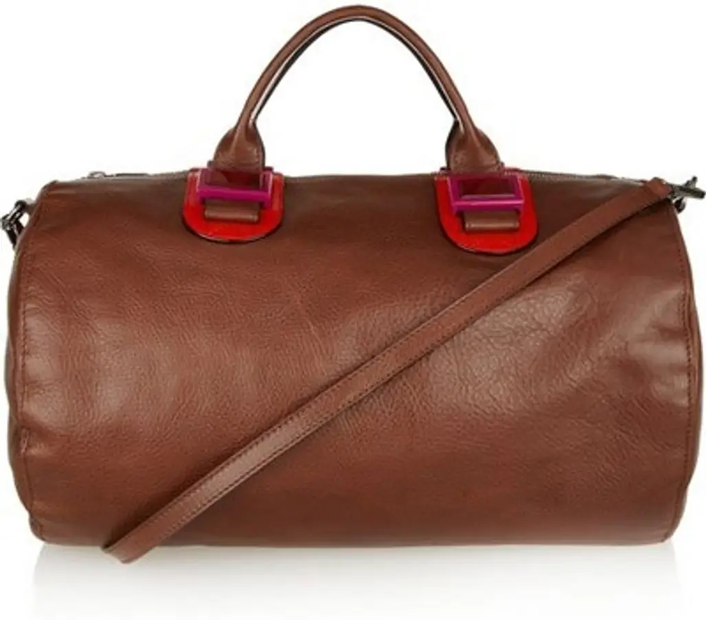 Meredith Wendell Leather Duffel Bag
