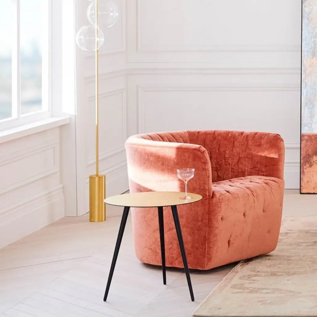 Furniture, Chair, Product, Orange, Room,