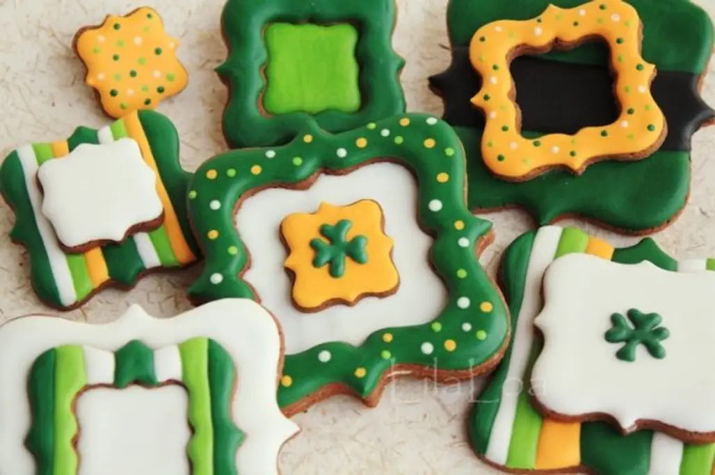 Fancy St. Patrick's Day Cookies