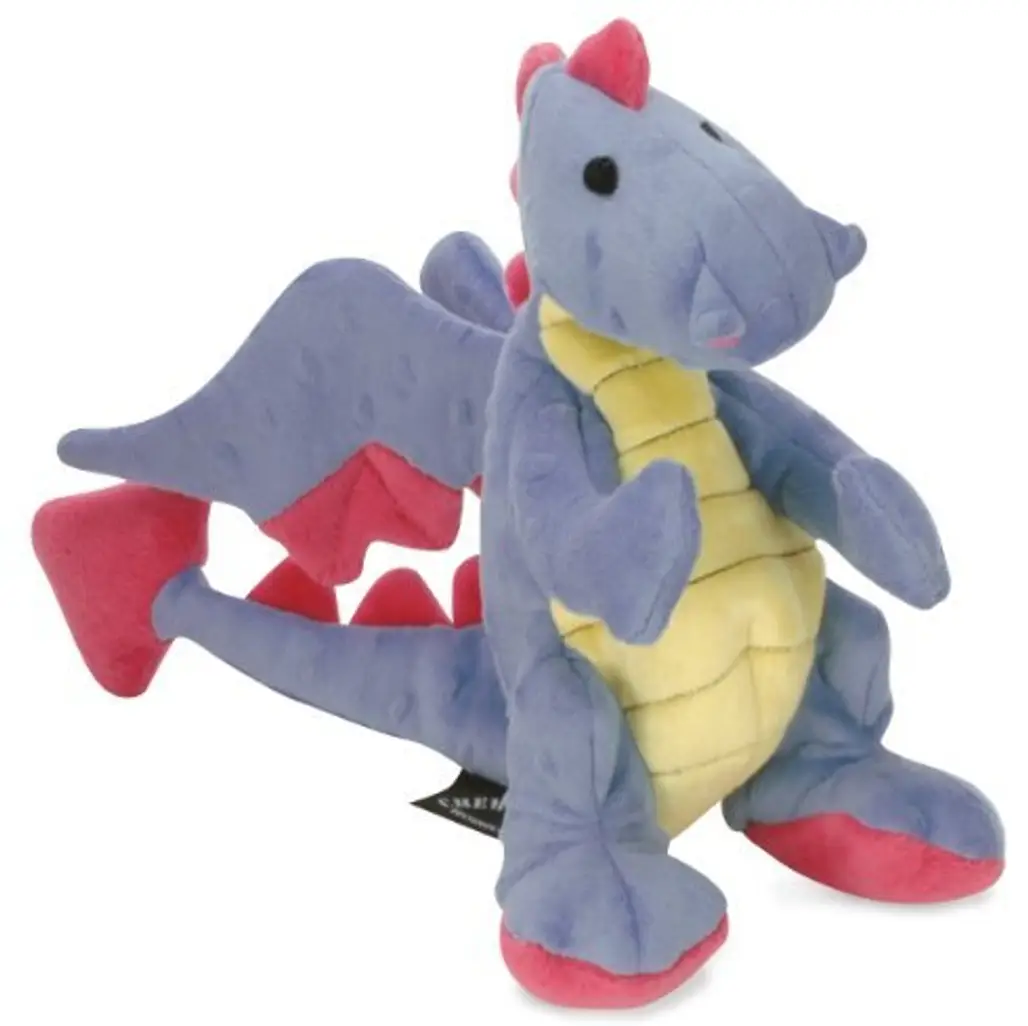 Baby Dragon Periwinkle Dog Toy with Chew Guard Go Dog
