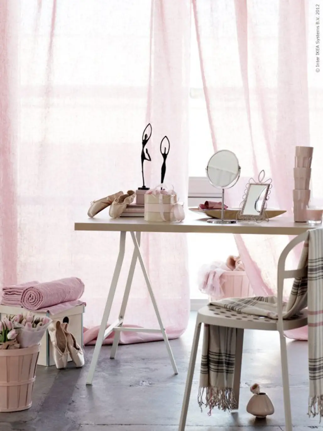 pink,room,furniture,table,interior design,