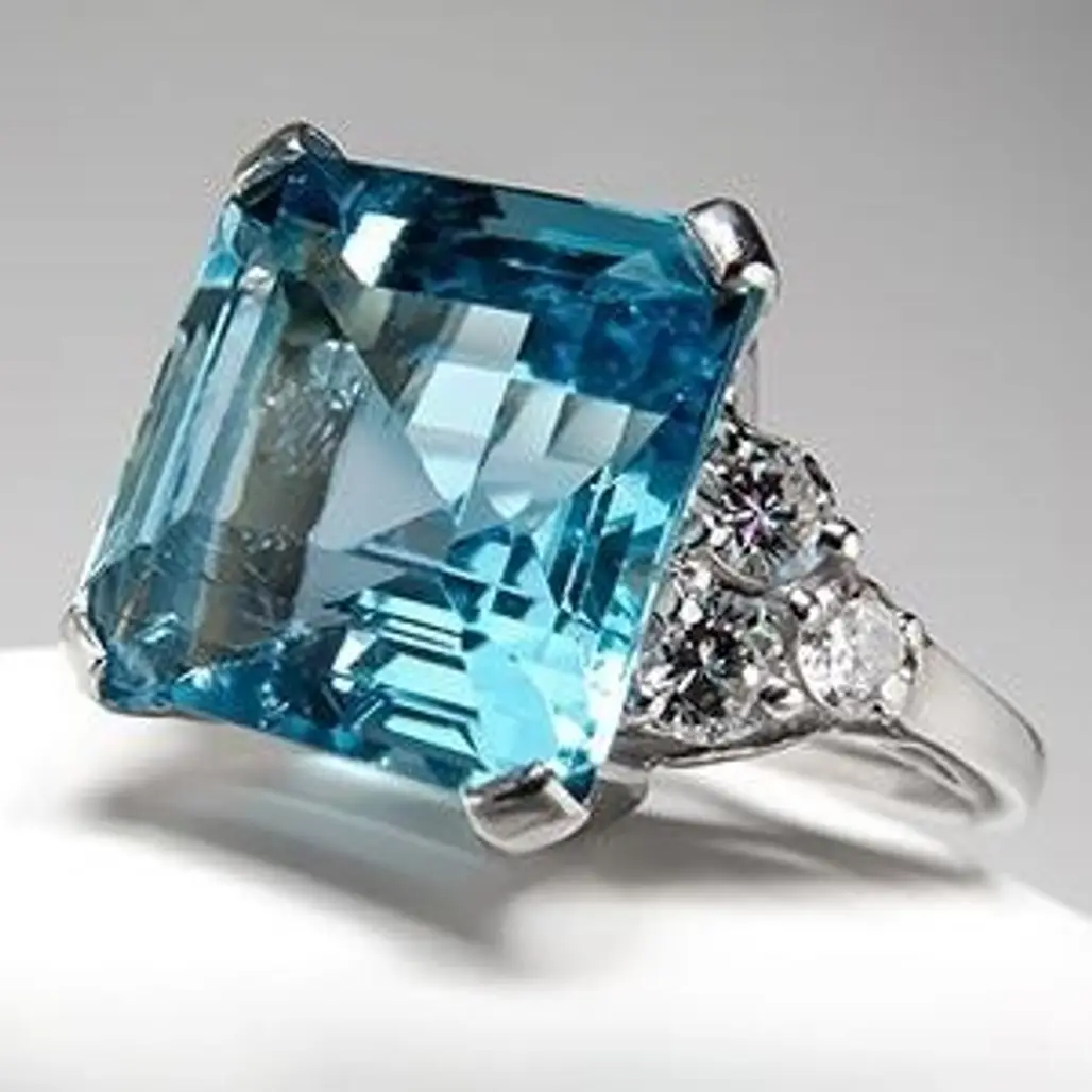 Aquamarine and Diamond