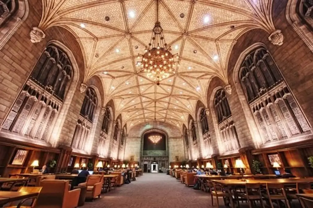 The Harper Library Reading Room, Univ. of Chicago—US