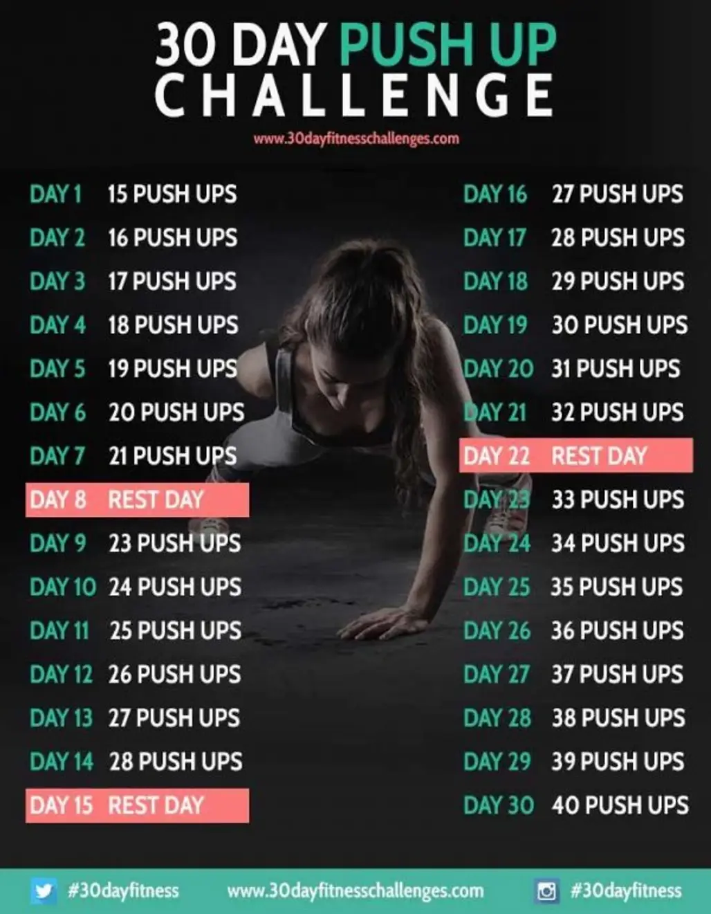 30 Day Push up Challenge