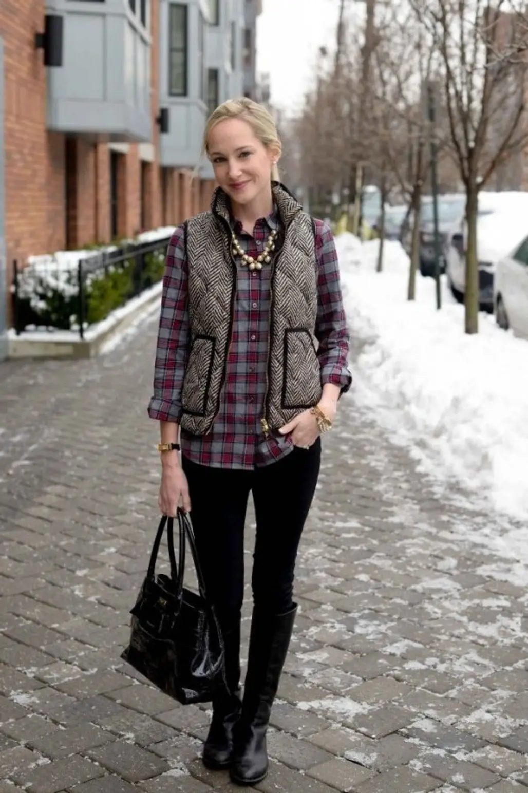 With a Flannel and Vest