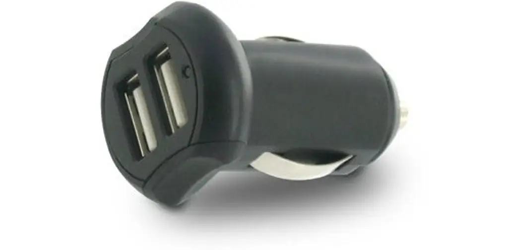 MicroJuice 2.1A Dual USB Car Charger for Smartphones and MP3 Players