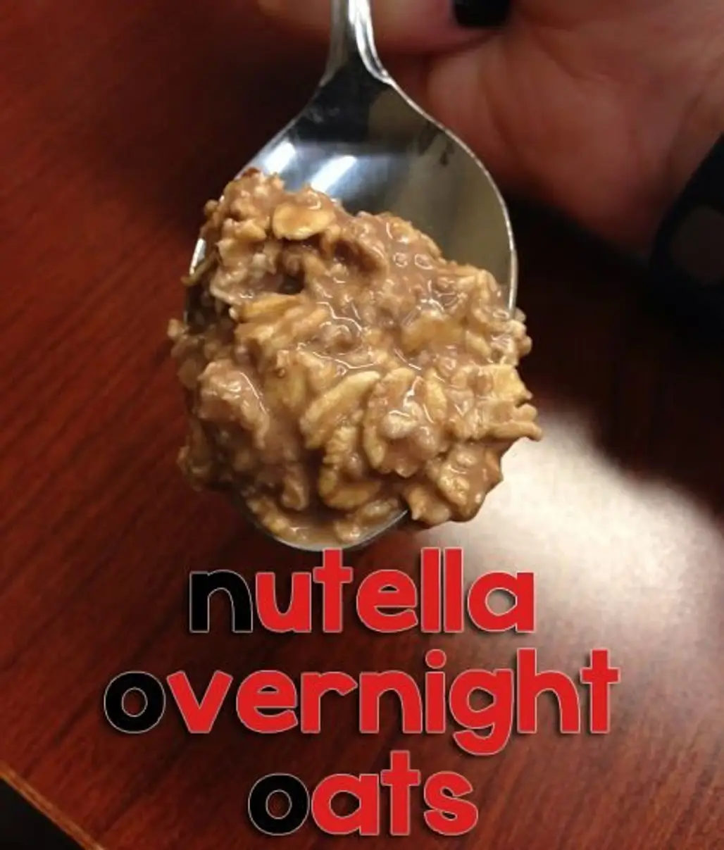 Nutella Overnight Oats