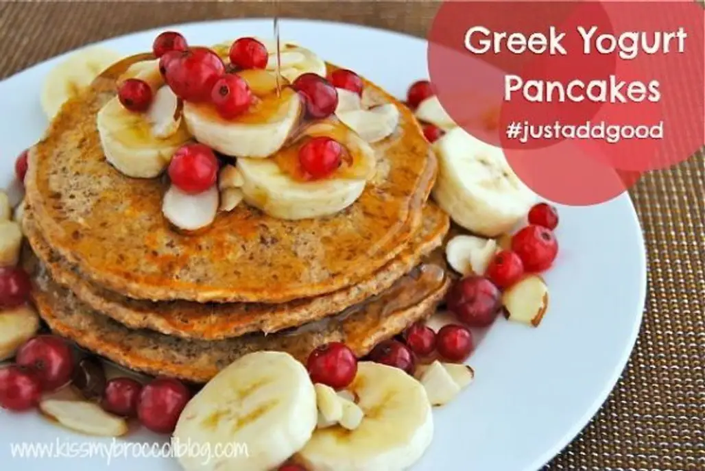 Vanilla Greek Yogurt Pancakes