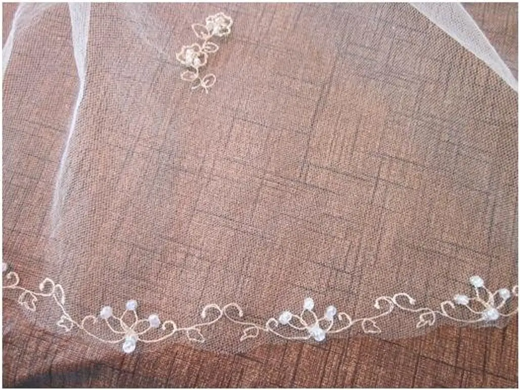 Machine Embroider a Tulle Veil