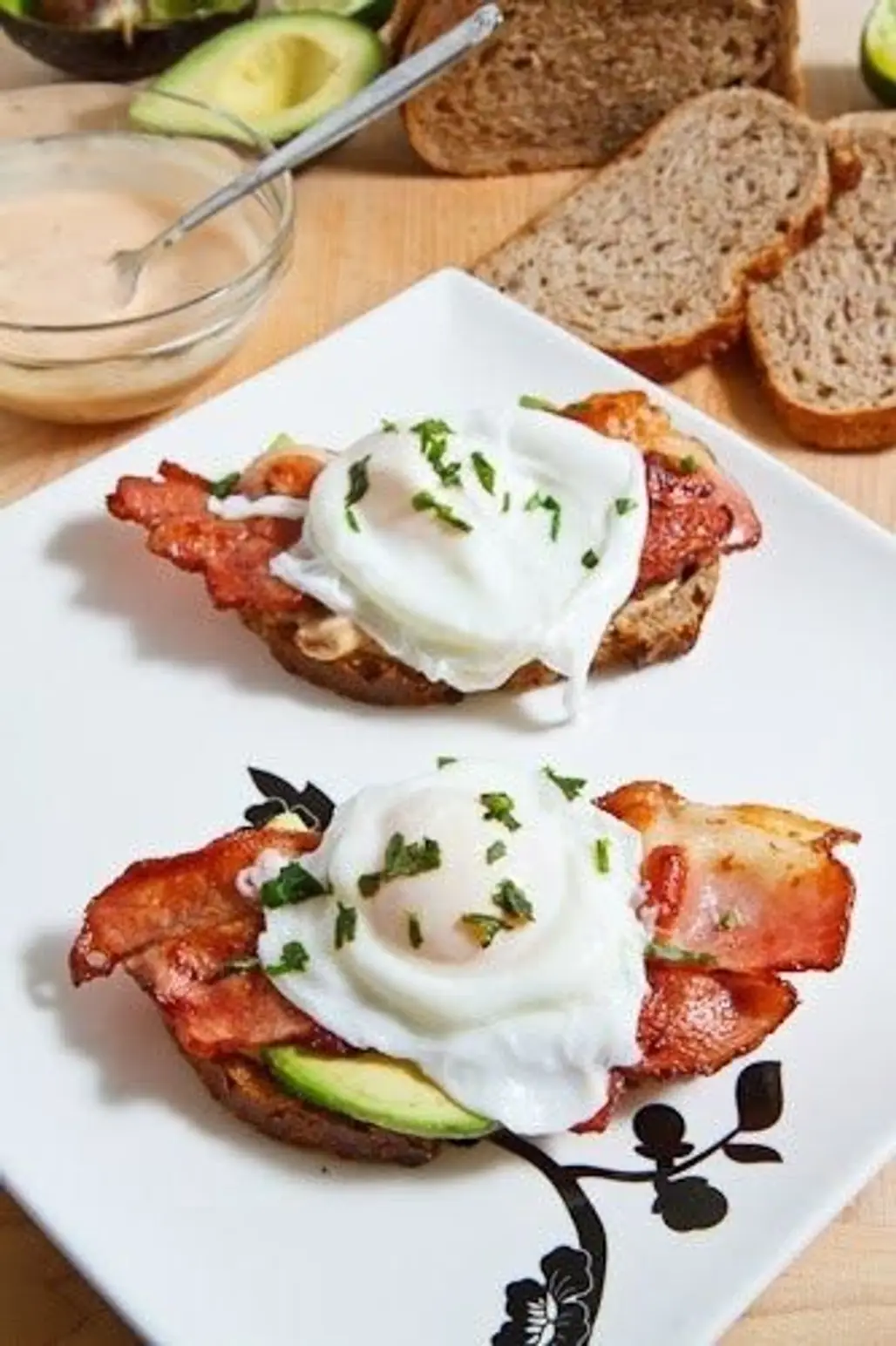 Poached Eggs and Bacon