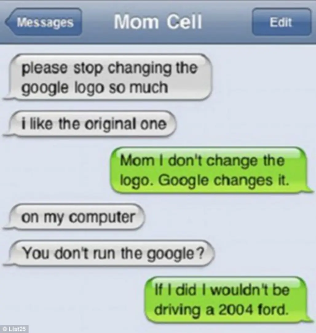 I Don't Run Google Mom