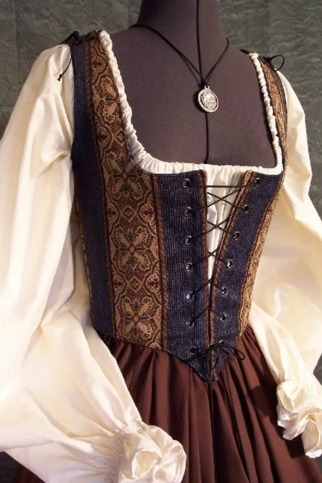 Renaissance Wench Corset Dress