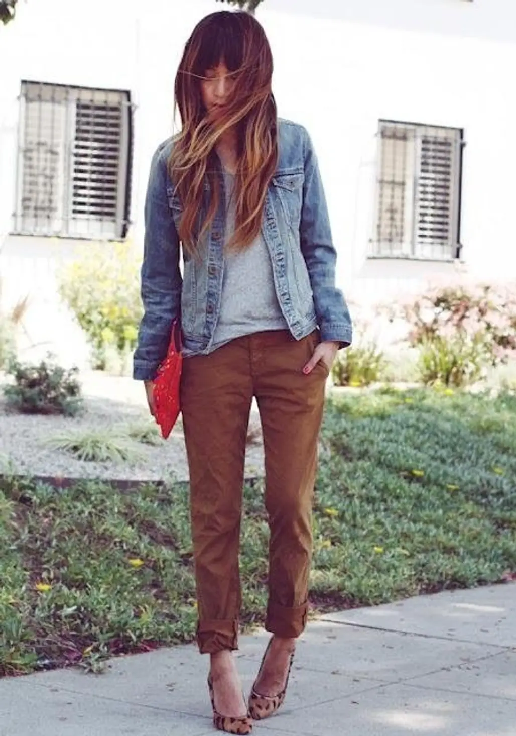 With Khakis and a Spring Top