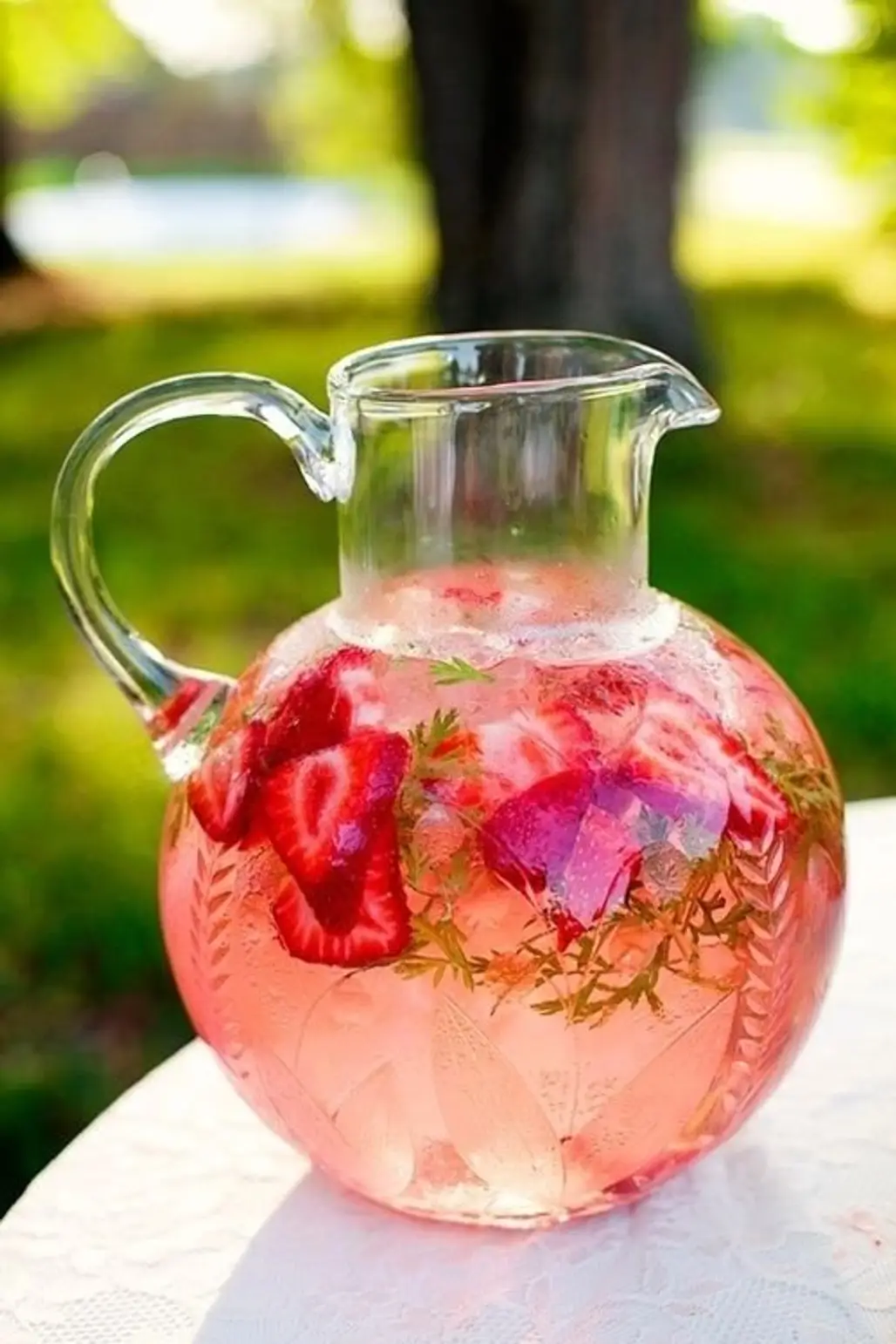 Strawberry-Mint Infused Water