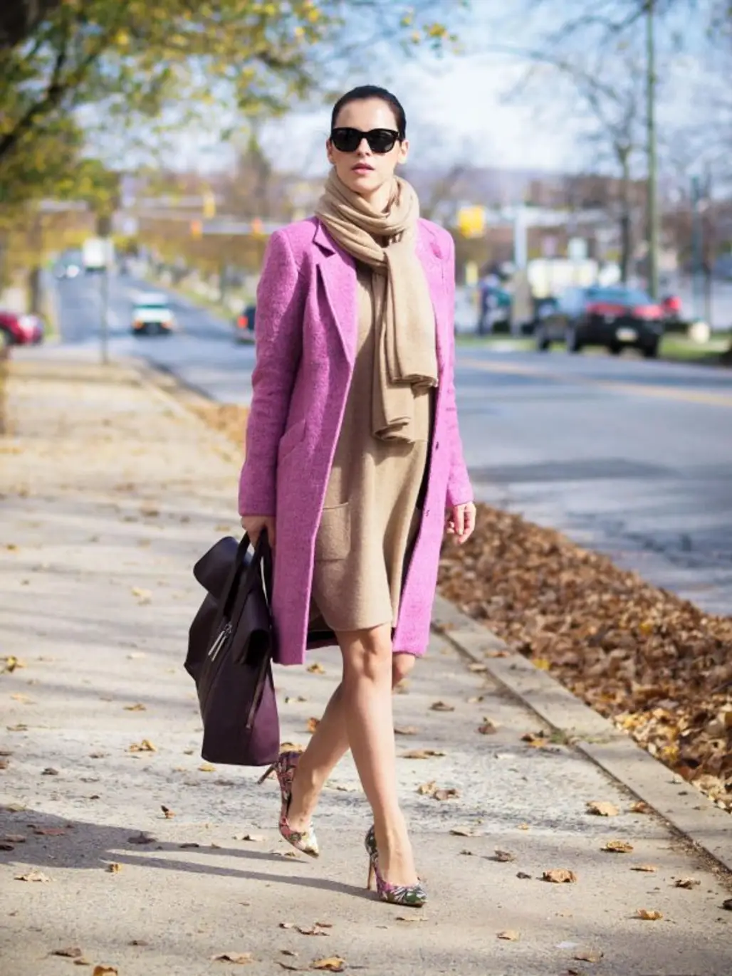 Statement Jacket and a Cashmere Scarf