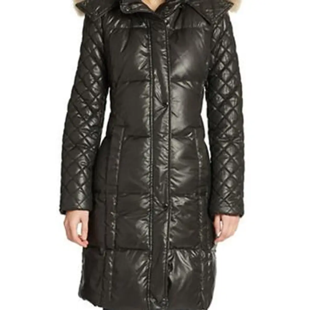 Marc New York Andrew Marc Fur-Trimmed down-Filled Puffer Coat
