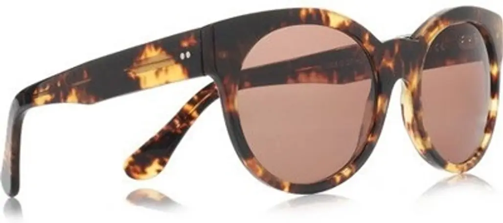 Cutler and Gross round-Frame Acetate Sunglasses