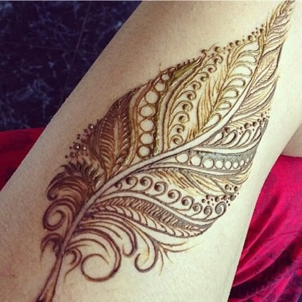Henna Tattoos For Brides Who Don't Like The Smell Of Mehendi